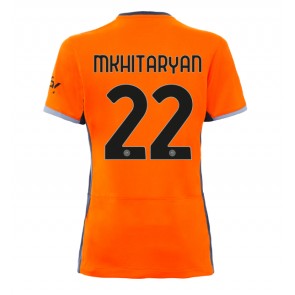 Inter Milan Henrikh Mkhitaryan #22 Tredjetröja Dam 2023-24 Kortärmad